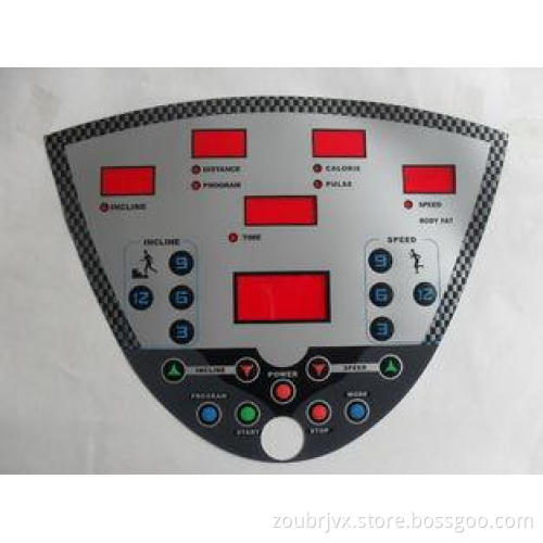 Professional Membrane Switch Graphic Overlay With 3M Adhesi
